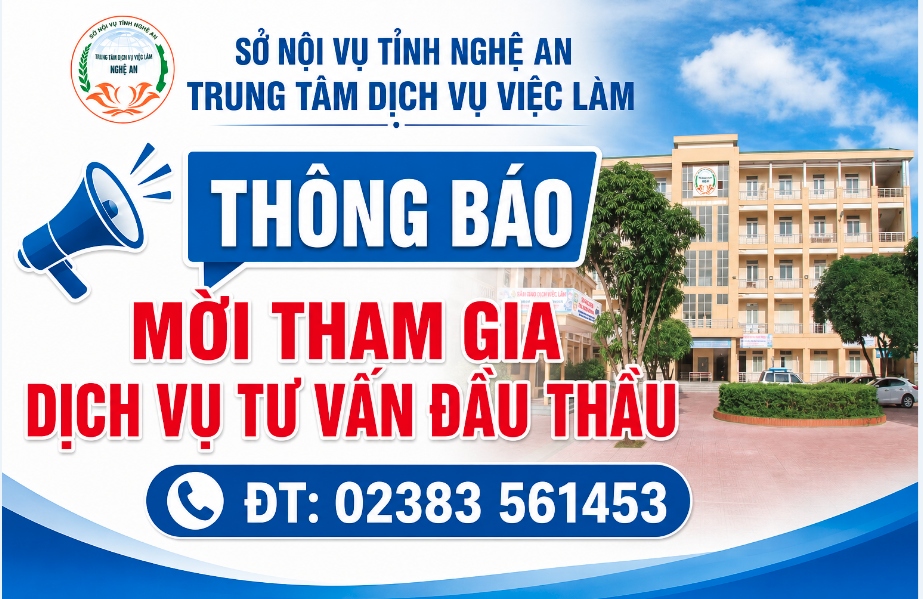 Thông báo mời tham gia dịch vụ tư vấn đầu thầu